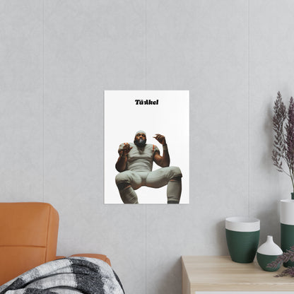 TÄKKEL Poster – Football Player Power Design