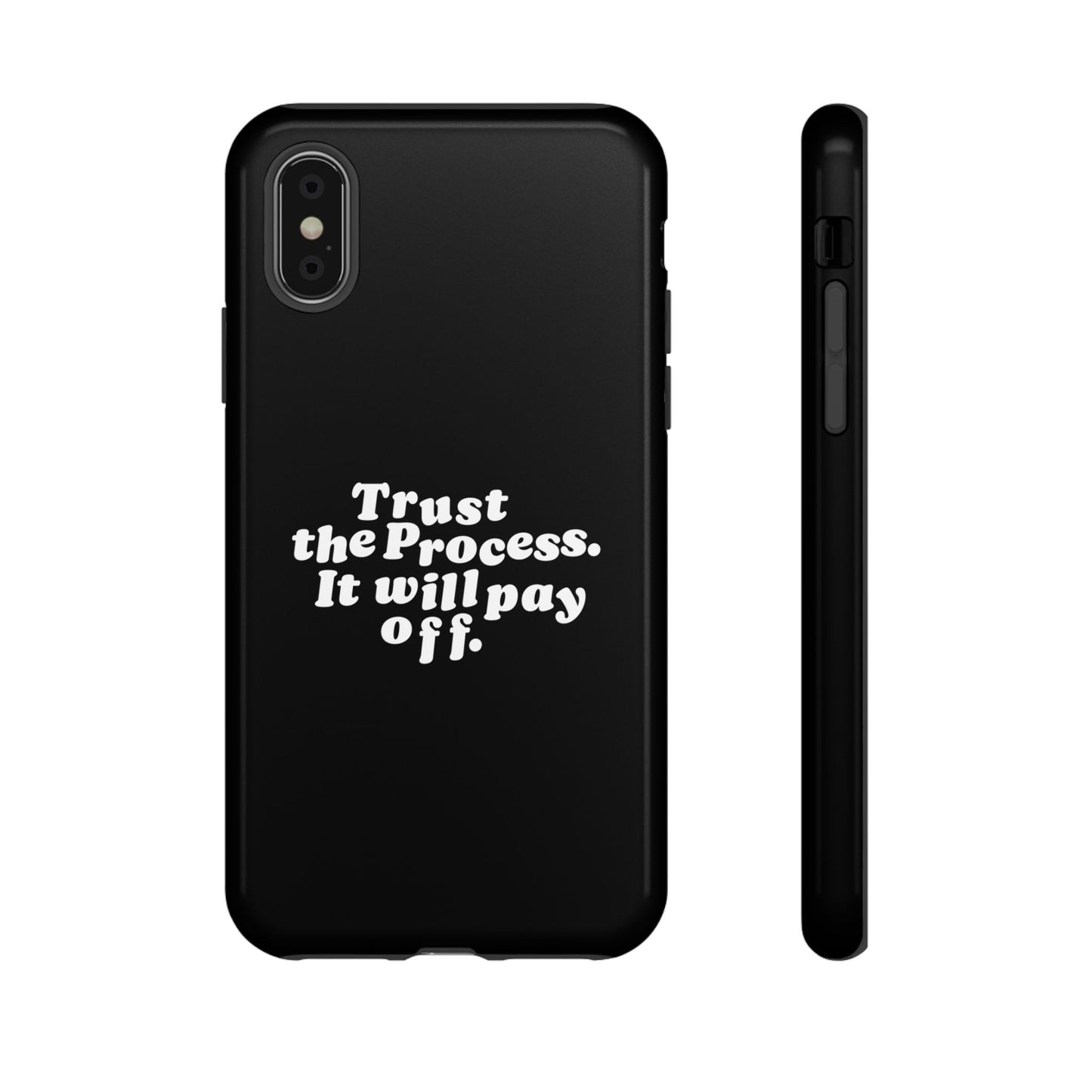 Trust harder Hard Case Schwarz iPhone
