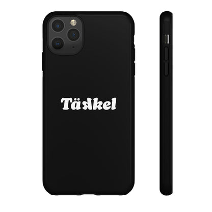 TÄKKEL Classic Hard Case Schwarz iPhone