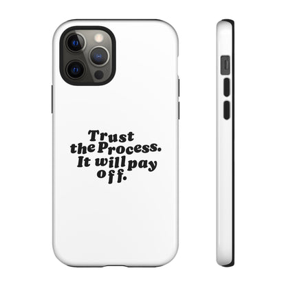 Trust harder Hard Case Weiß iPhone