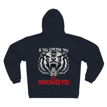 Unisex Zip Hoodie PANCAKED