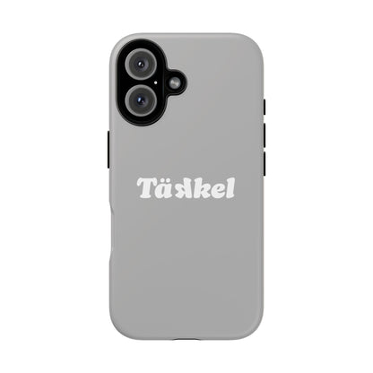 TÄKKEL Classic Hard Case Grau iPhone
