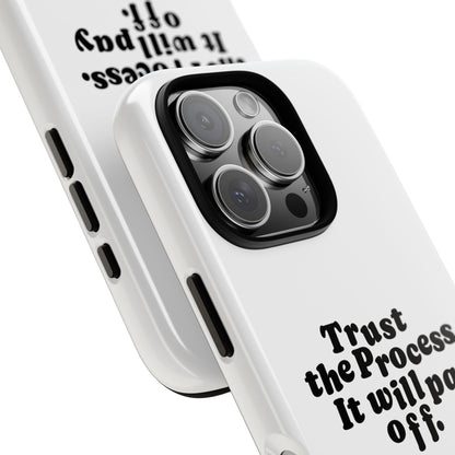 Trust harder Hard Case Weiß iPhone