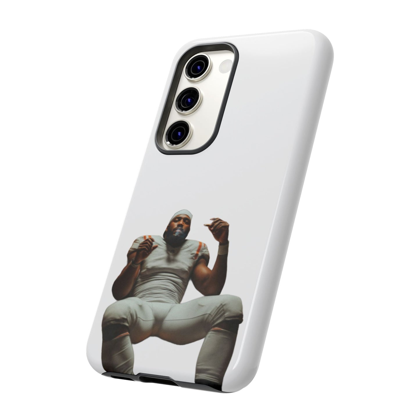 Who´s gonna smoke Hard Case Weiß Samsung