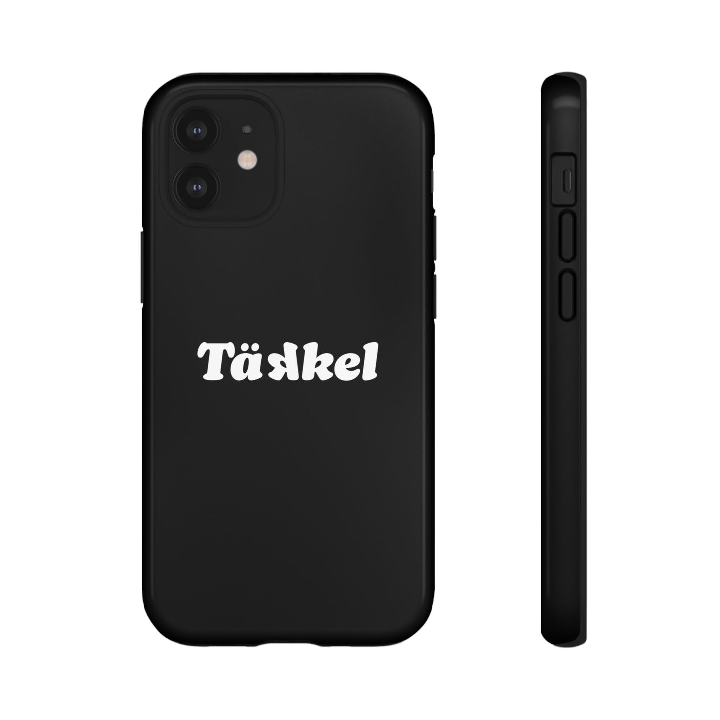 TÄKKEL Classic Hard Case Schwarz iPhone