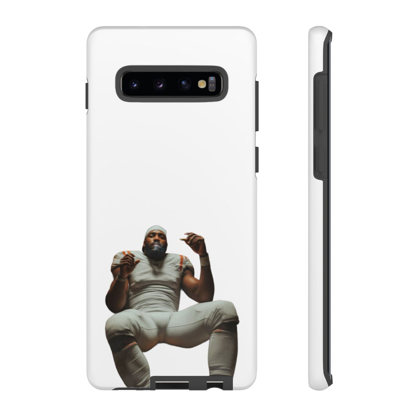 Who´s gonna smoke Hard Case Weiß Samsung