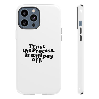 Trust harder Hard Case Weiß iPhone
