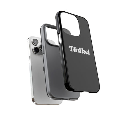 TÄKKEL Classic Hard Case Schwarz iPhone