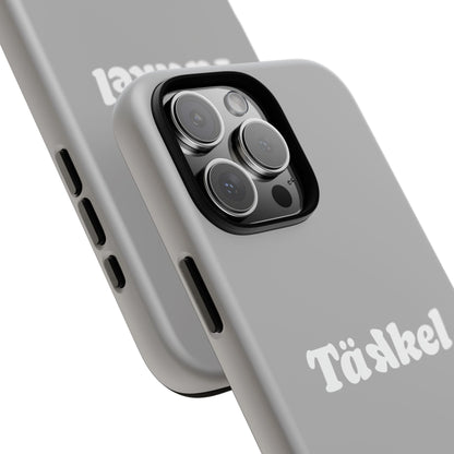 TÄKKEL Classic Hard Case Grau iPhone