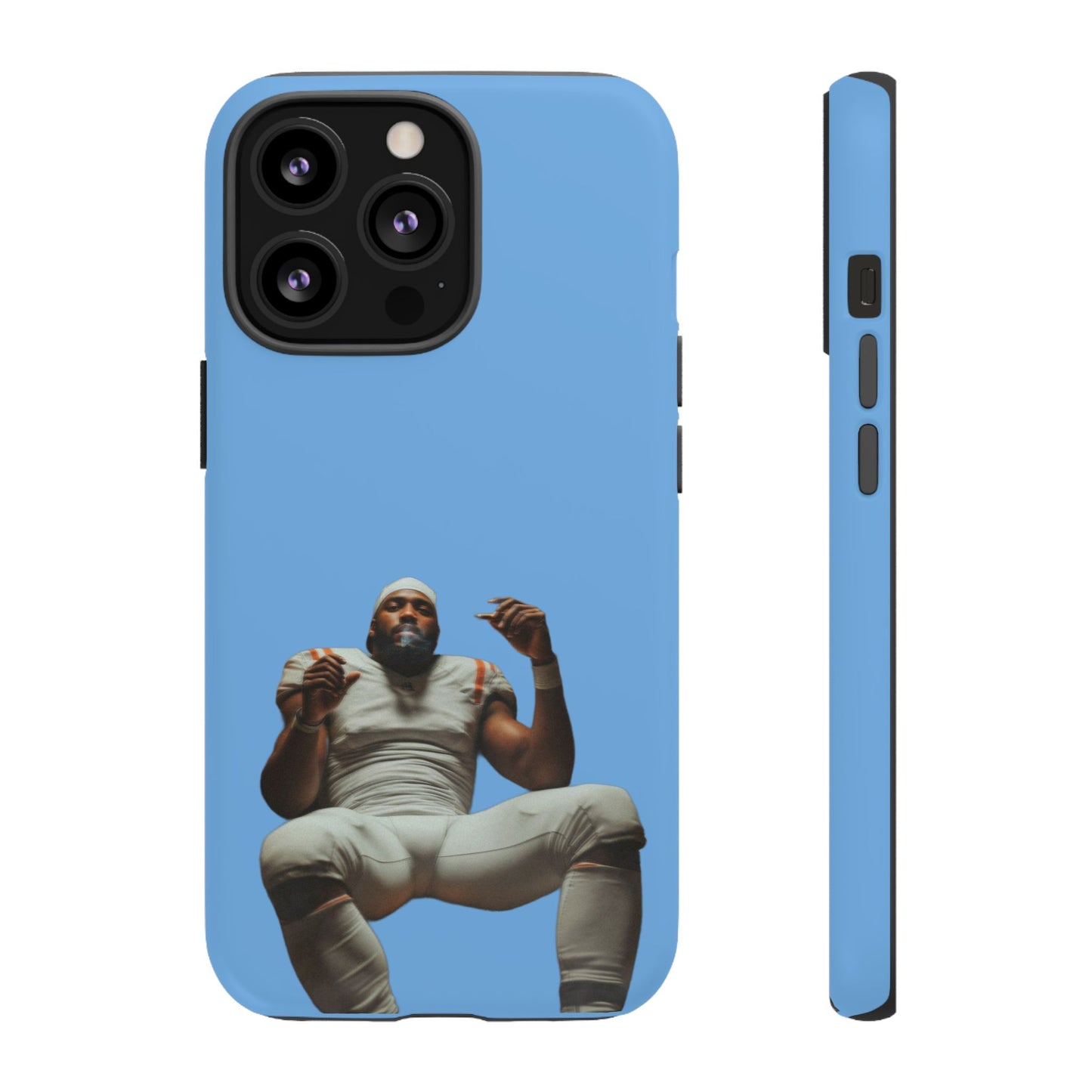 Who´s gonna smoke Hard Case Babyblau iPhone