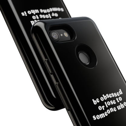 Too Obsessed Hard Case Schwarz Google Pixel