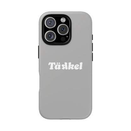 TÄKKEL Classic Hard Case Grau iPhone