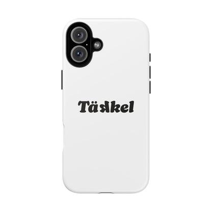 TÄKKEL Classic Hard Case Weiß iPhone