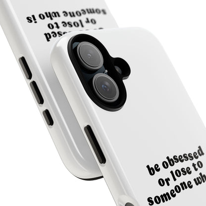 Be Obsessed Hard Case Weiß iPhone