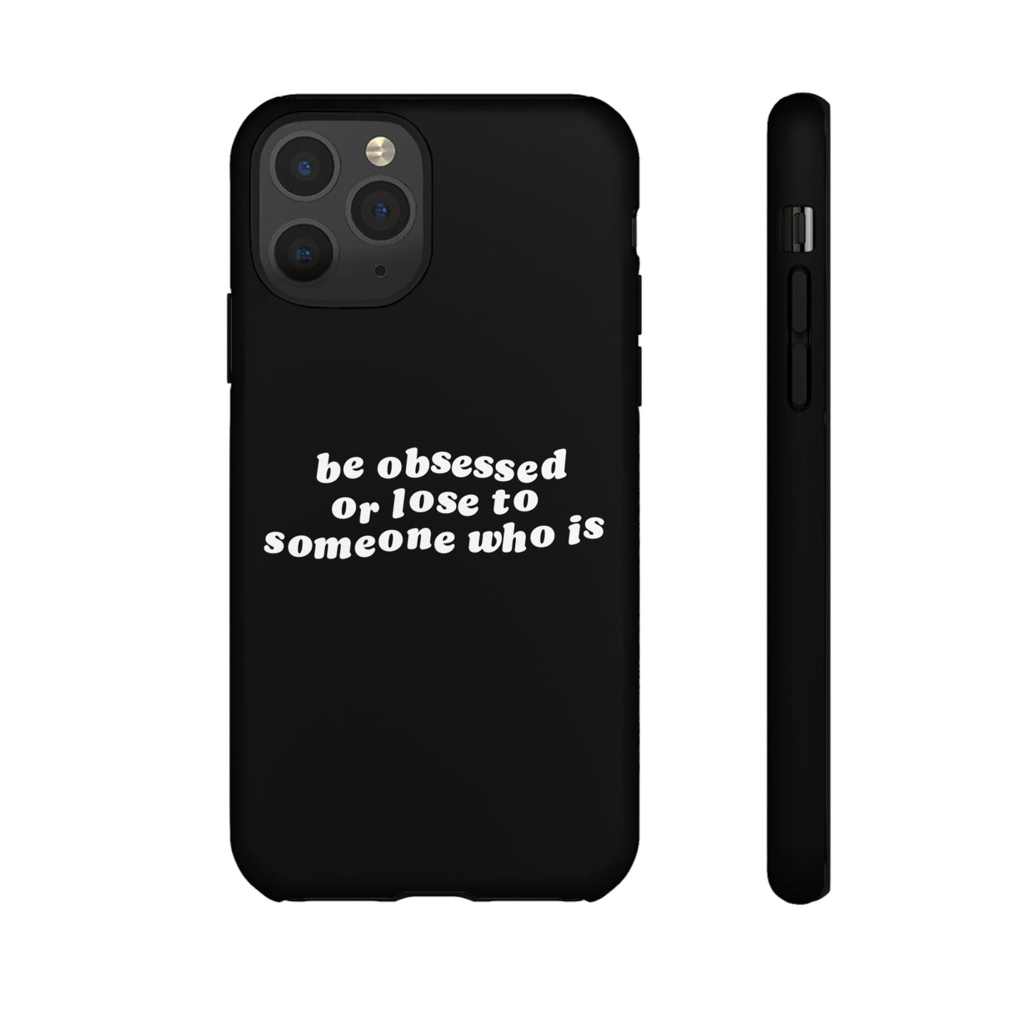 Be Obsessed Hard Case Schwarz iPhone