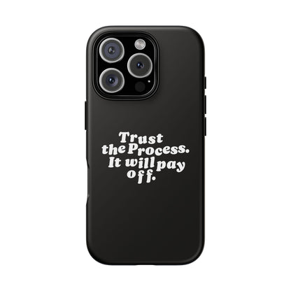 Trust harder Hard Case Schwarz iPhone