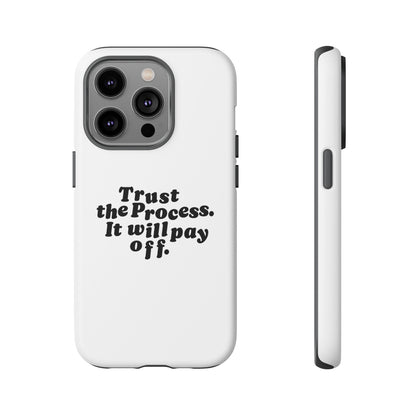 Trust harder Hard Case Weiß iPhone
