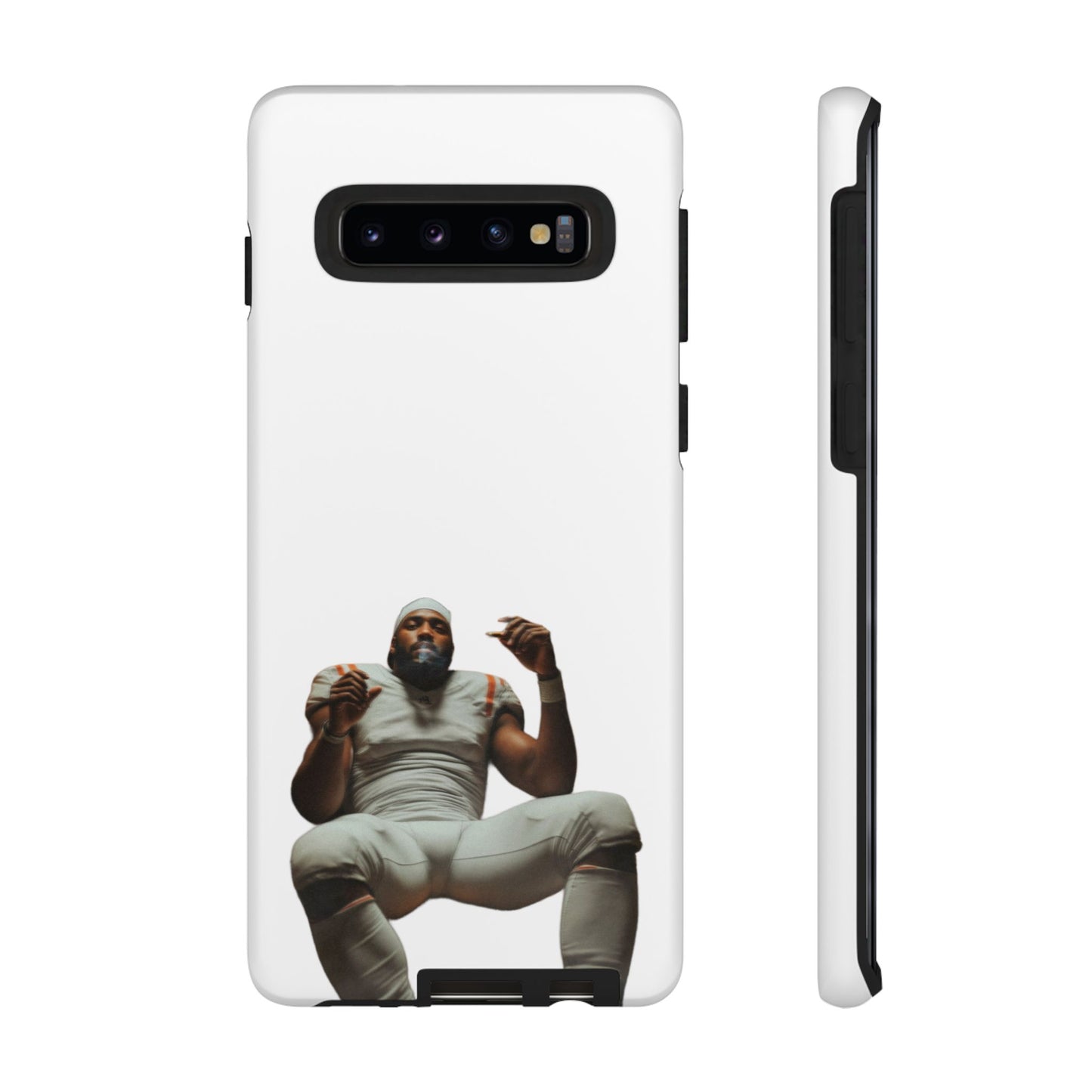 Who´s gonna smoke Hard Case Weiß Samsung