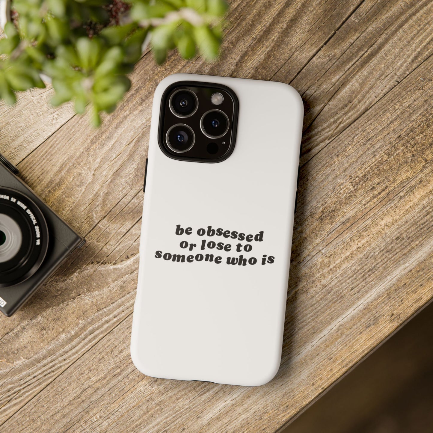 Be Obsessed Hard Case Weiß iPhone