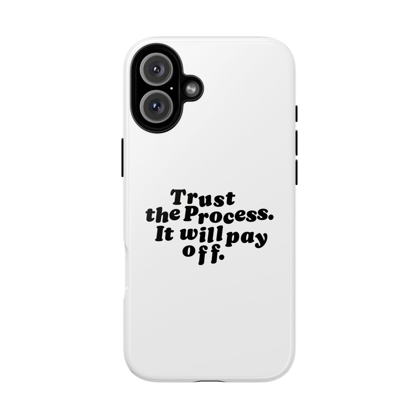 Trust harder Hard Case Weiß iPhone