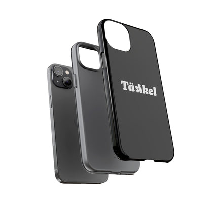TÄKKEL Classic Hard Case Schwarz iPhone