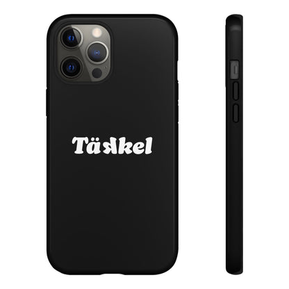 TÄKKEL Classic Hard Case Schwarz iPhone