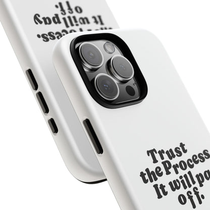 Trust harder Hard Case Weiß iPhone