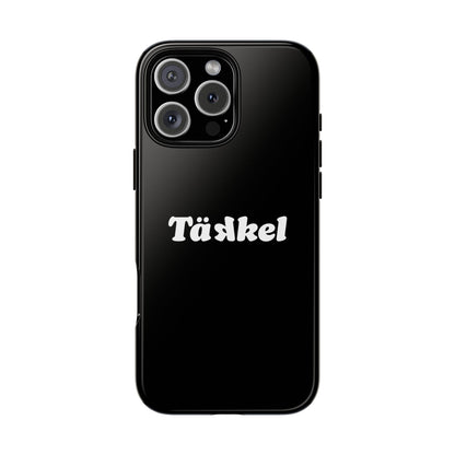 TÄKKEL Classic Hard Case Schwarz iPhone