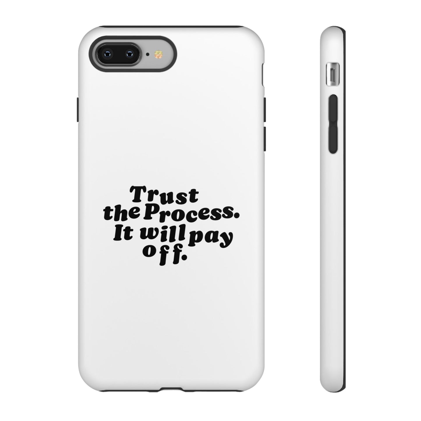 Trust harder Hard Case Weiß iPhone