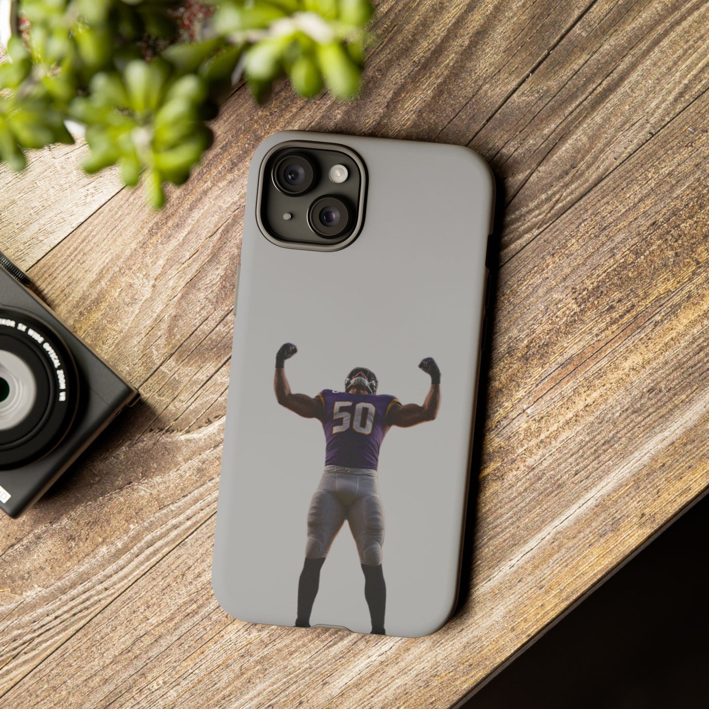 Never Enough Hard Case Grau iPhone