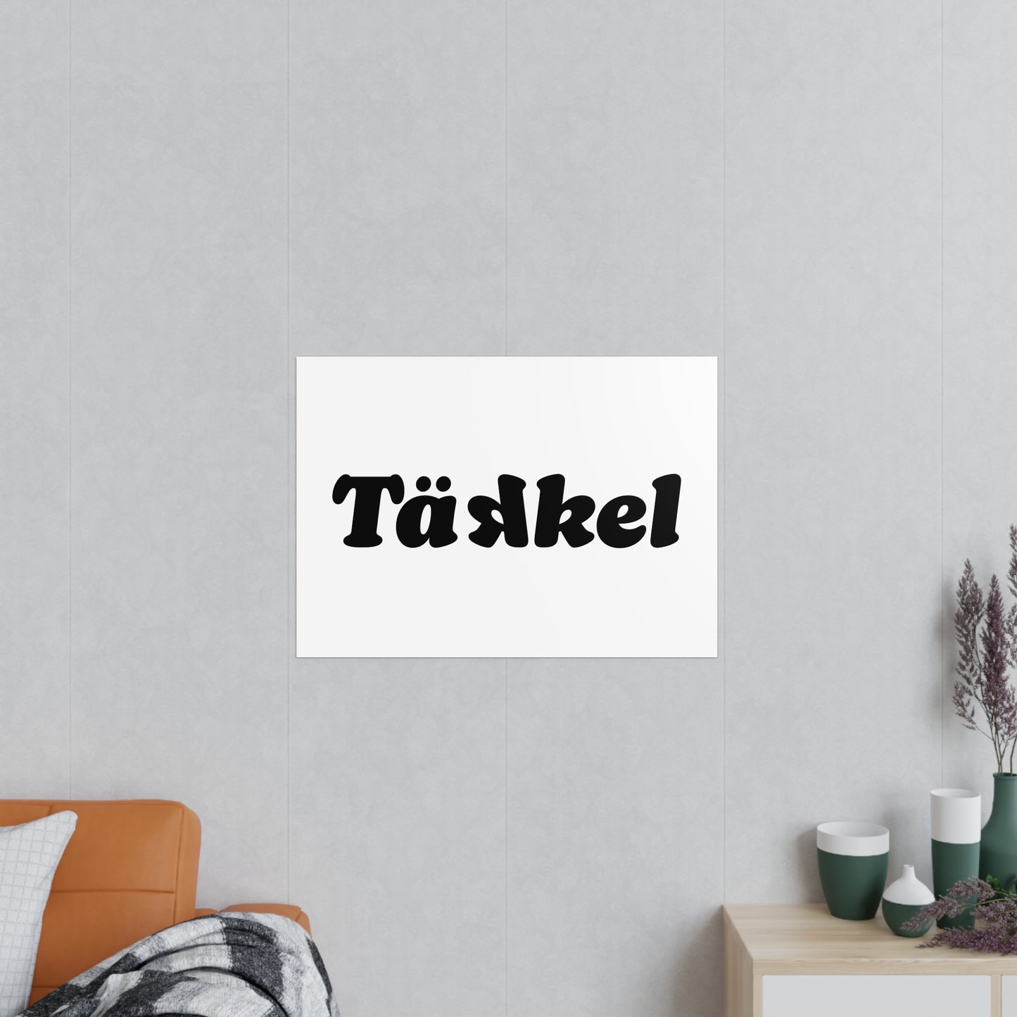 TÄKKEL Poster – Bold Football Statement Design