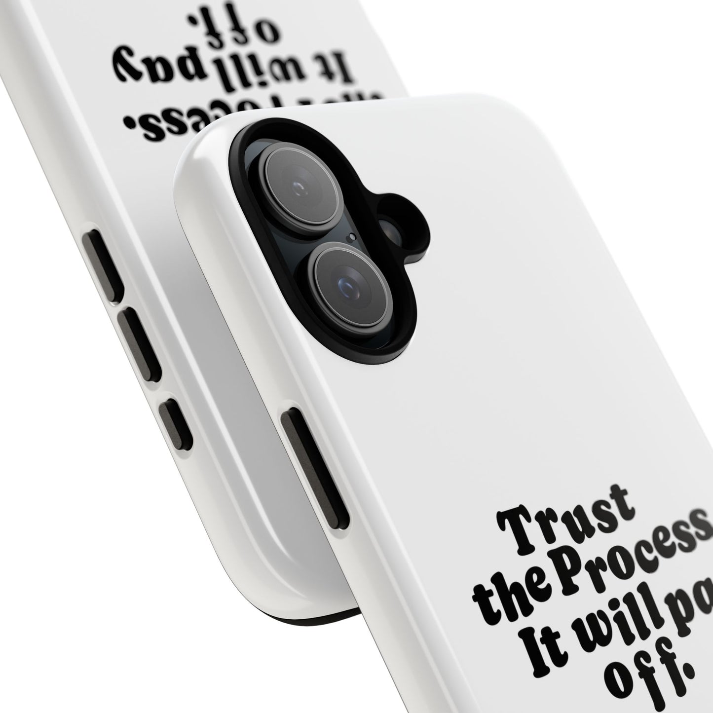 Trust harder Hard Case Weiß iPhone