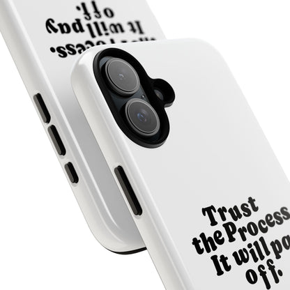 Trust harder Hard Case Weiß iPhone