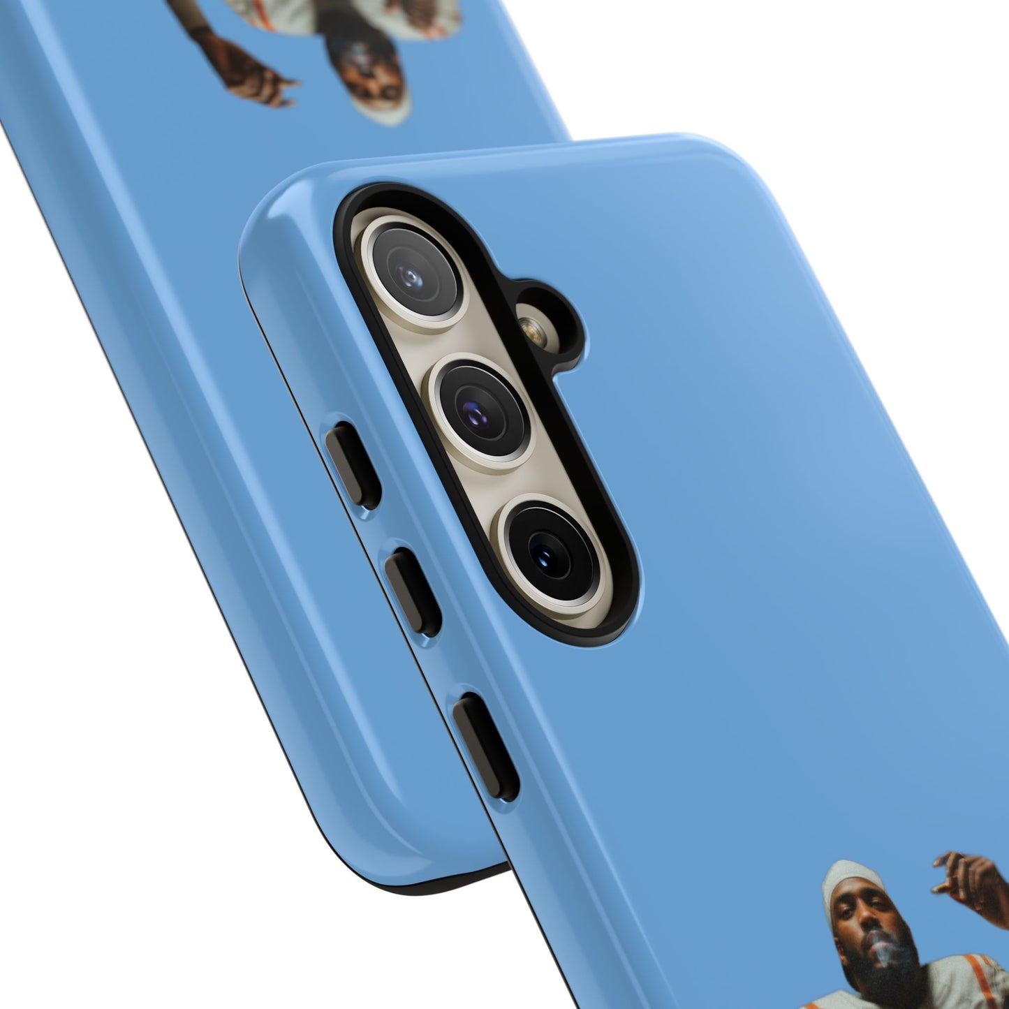 Who´s gonna smoke Hard Case Babyblau Samsung