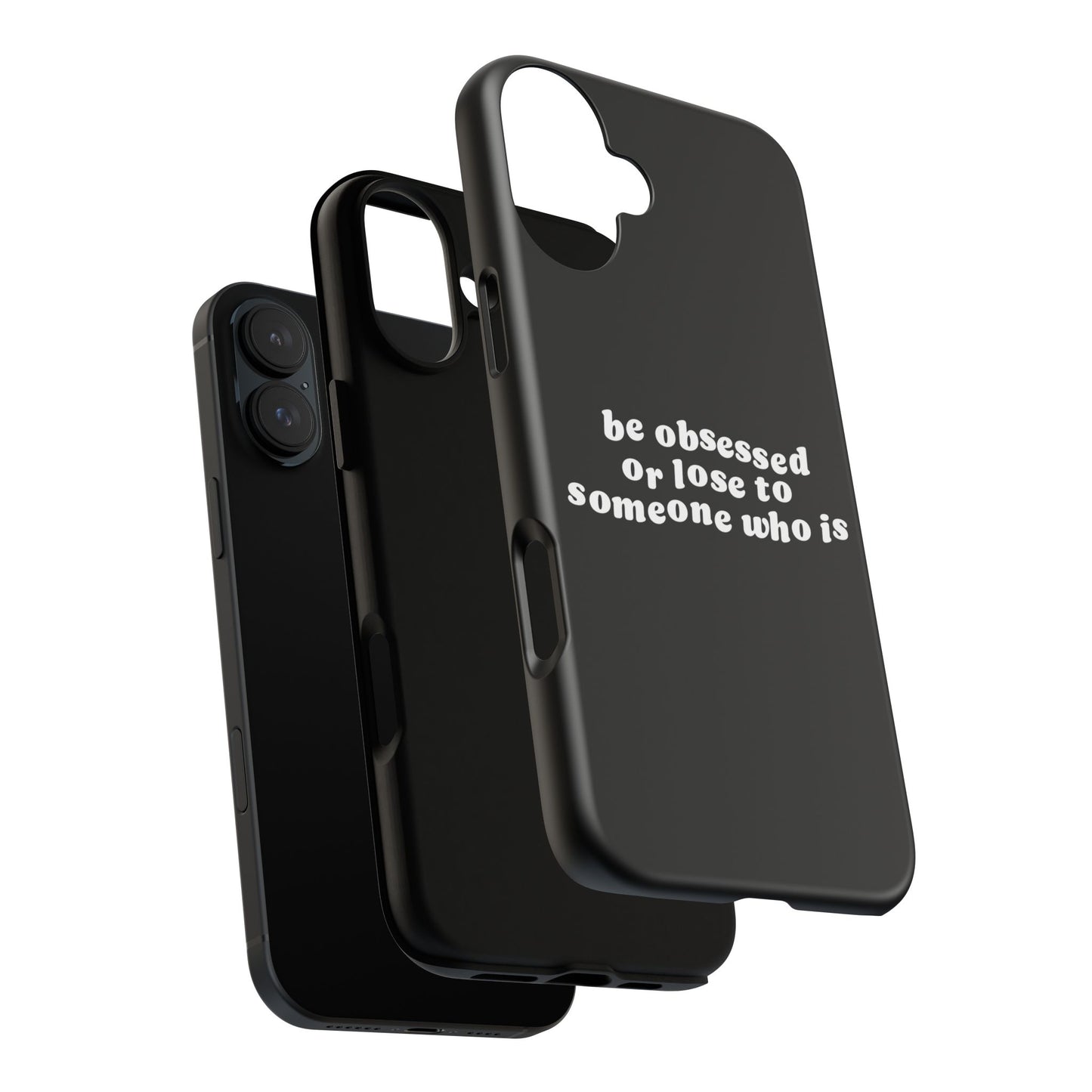 Be Obsessed Hard Case Schwarz iPhone