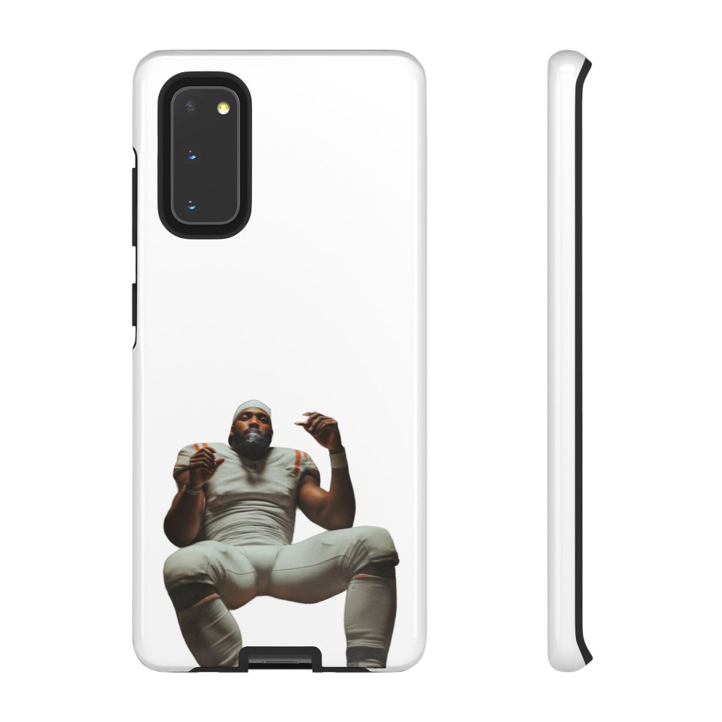 Who´s gonna smoke Hard Case Weiß Samsung