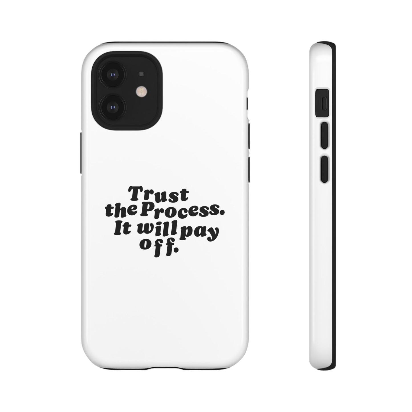 Trust harder Hard Case Weiß iPhone