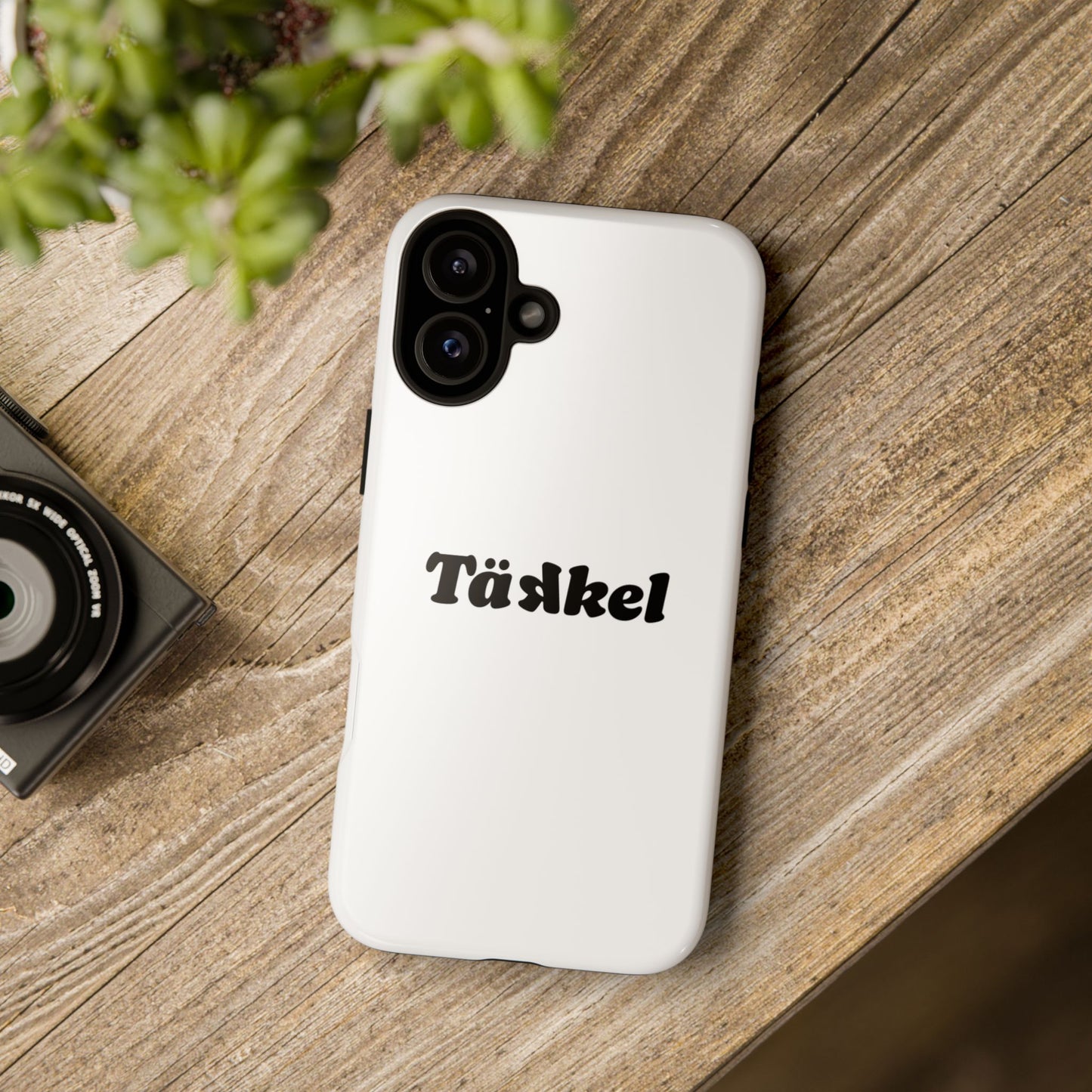 TÄKKEL Classic Hard Case Weiß iPhone