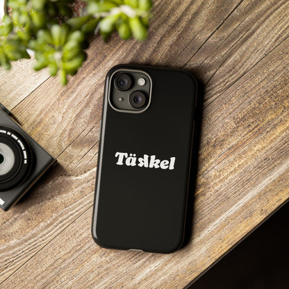 TÄKKEL Classic Hard Case Schwarz iPhone