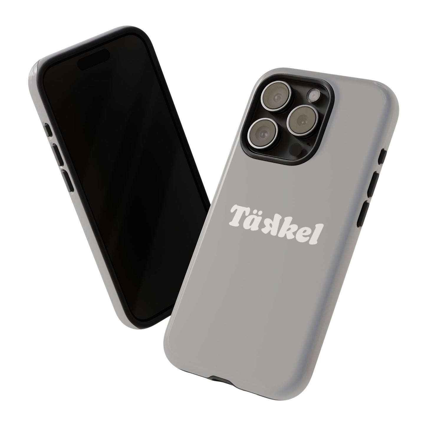 TÄKKEL Classic Hard Case Grau iPhone