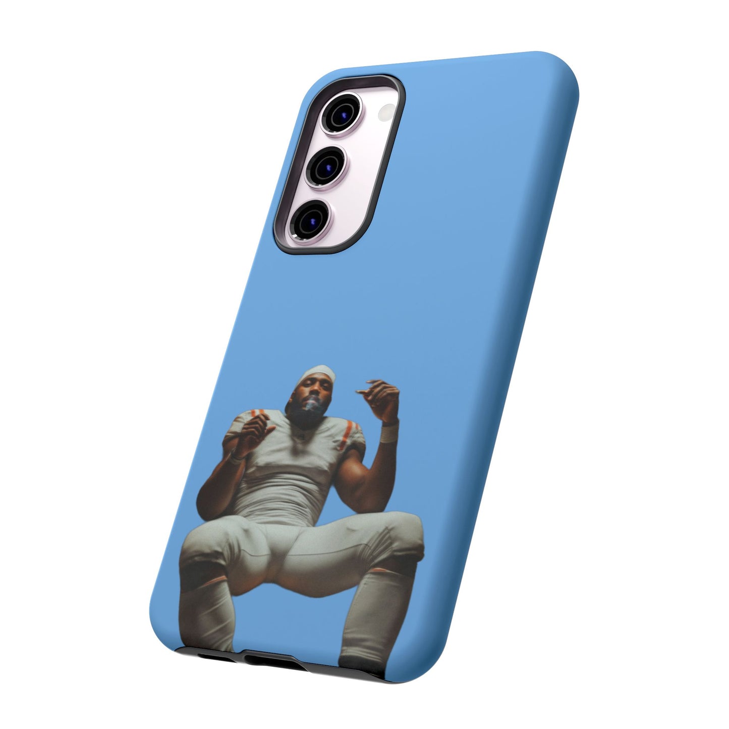 Who´s gonna smoke Hard Case Babyblau Samsung
