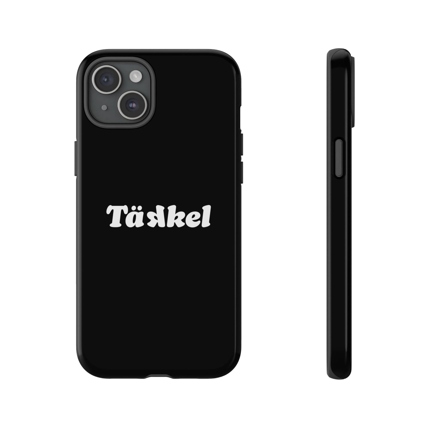 TÄKKEL Classic Hard Case Schwarz iPhone