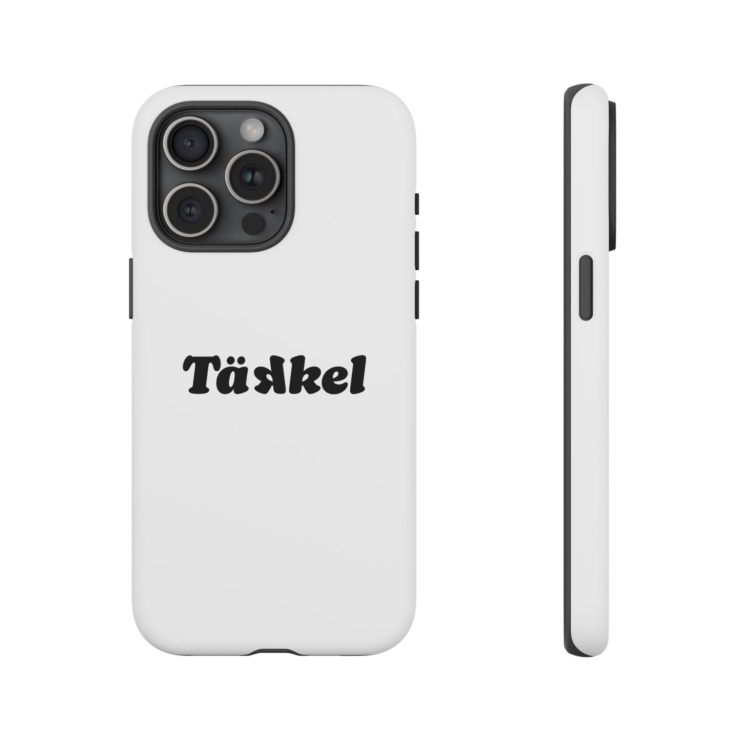 TÄKKEL Classic Hard Case Weiß iPhone