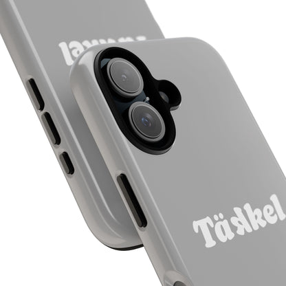 TÄKKEL Classic Hard Case Grau iPhone