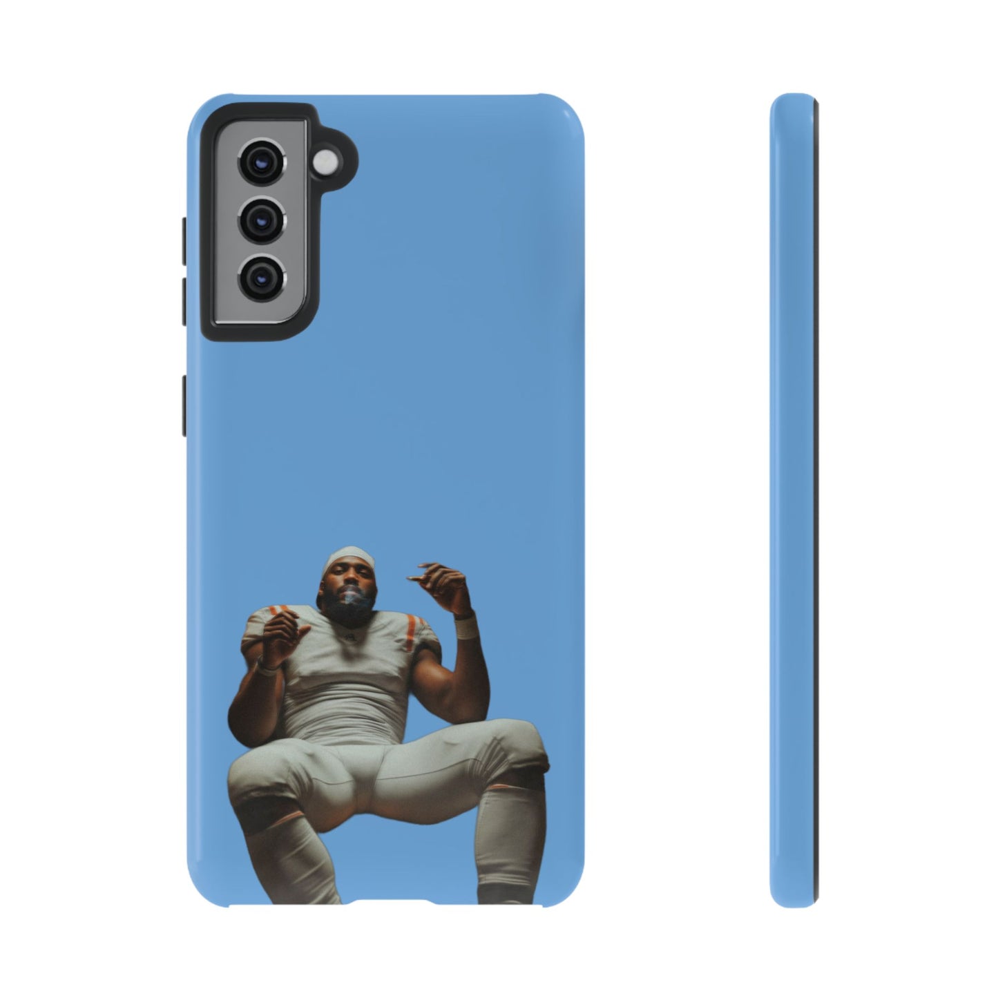 Who´s gonna smoke Hard Case Babyblau Samsung