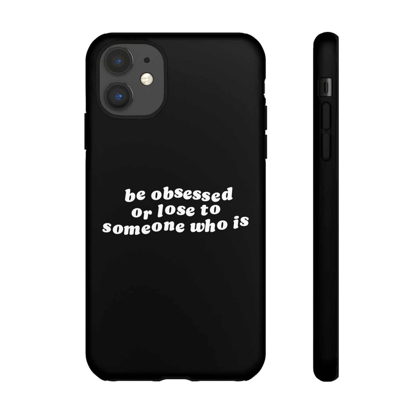 Be Obsessed Hard Case Schwarz iPhone