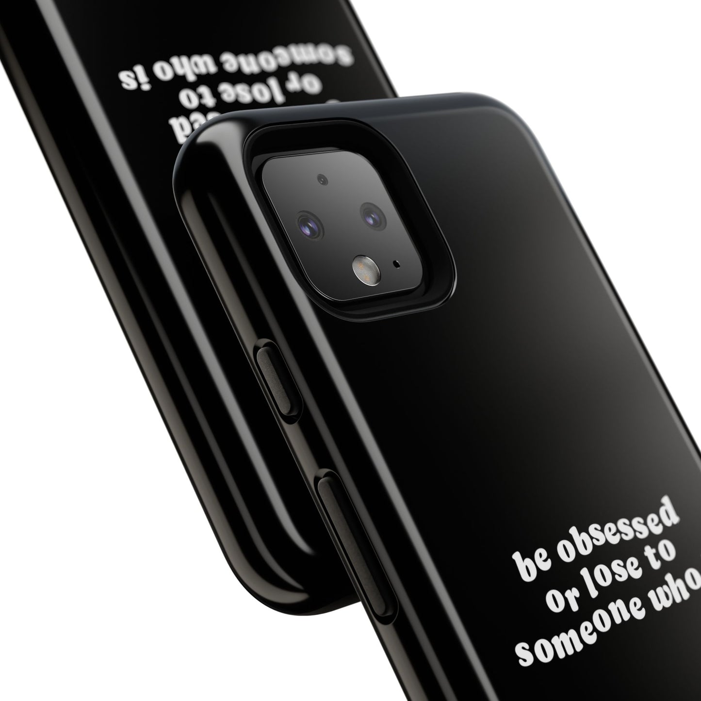 Too Obsessed Hard Case Schwarz Google Pixel