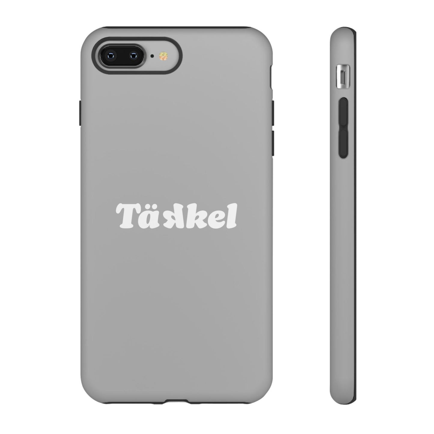TÄKKEL Classic Hard Case Grau iPhone