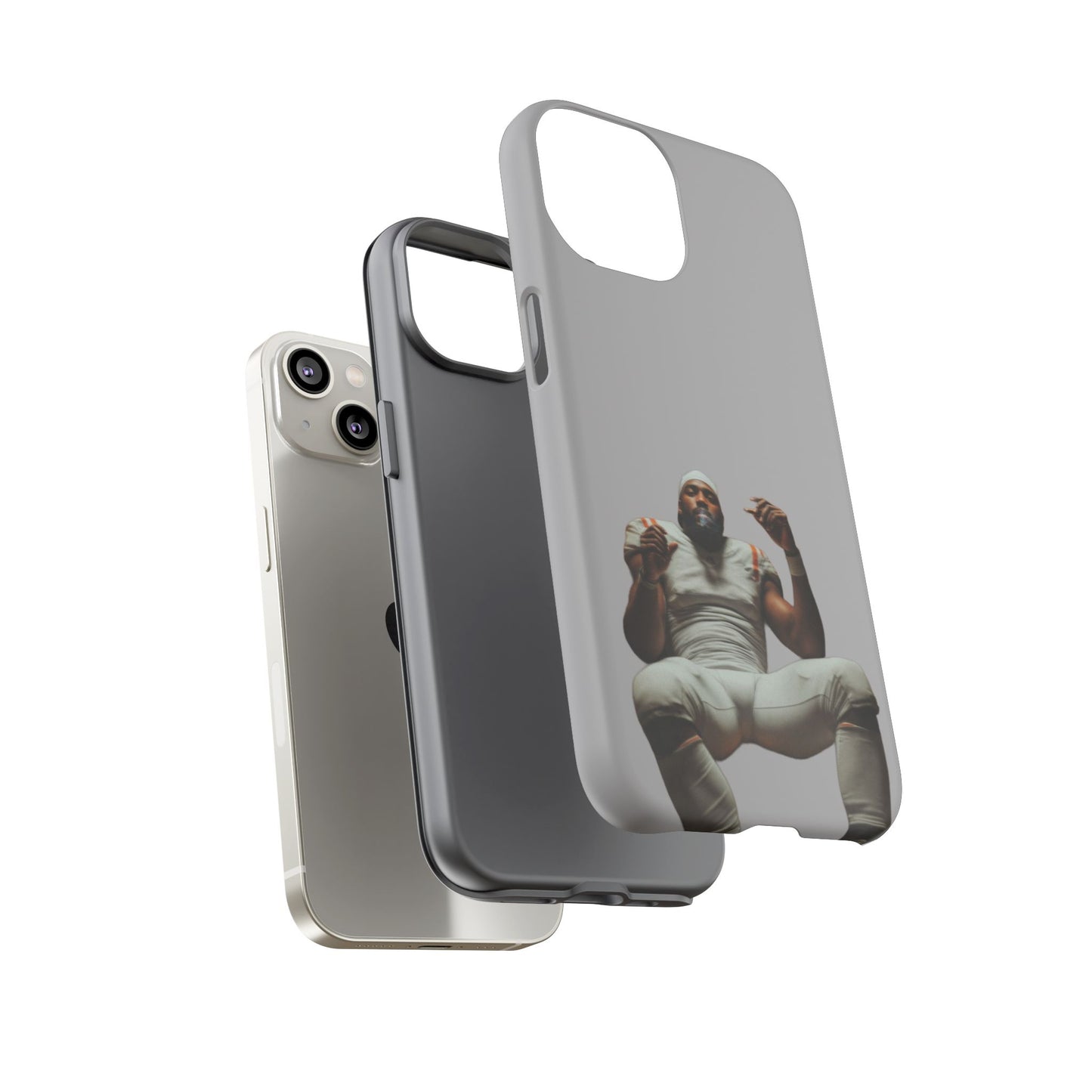 Who´s gonna smoke Hard Case Grau iPhone