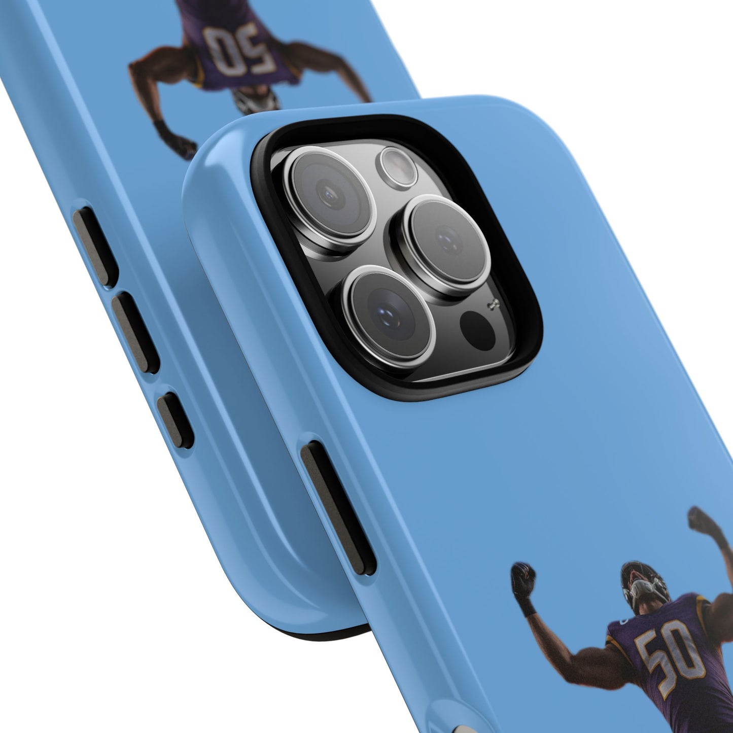 Never Enough Hard Case Babyblau iPhone